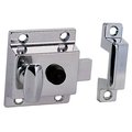 Perko Perko 0948DP0CHR Chrome-Plated Latch with Sliding Lock Button - 2-1/8" x 2-1/4" 0948DP0CHR